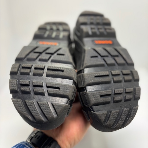 Sorel Kids Youth Size 3 Winter Snow Boots Gray Orange Waterproof Insulated - Picture 9 of 13